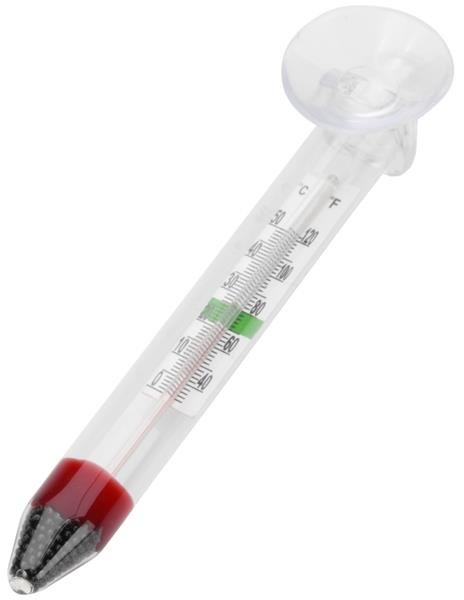 Teploměr skleněný s přísavkou 0-42°C Duvo+