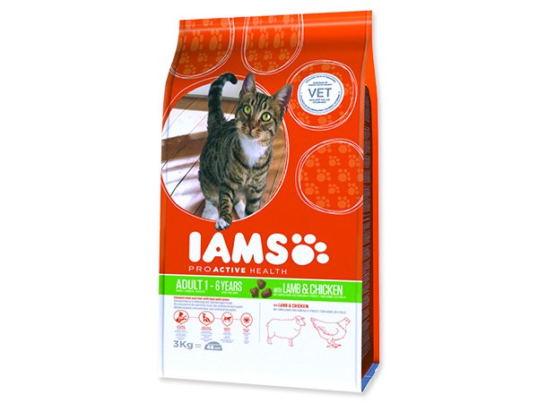Iams Cat rich in Lamb 3 kg