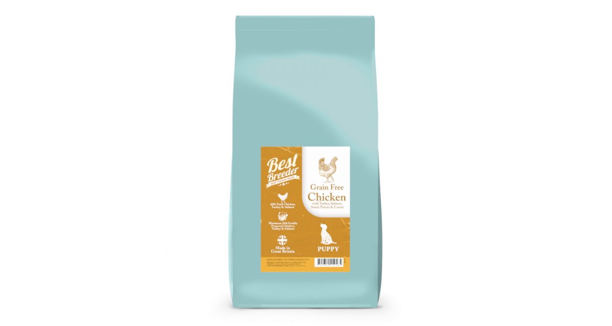 Best Breeder Grain Free Puppy Chicken with Sweet Potato, Carrots & Peas 12 kg