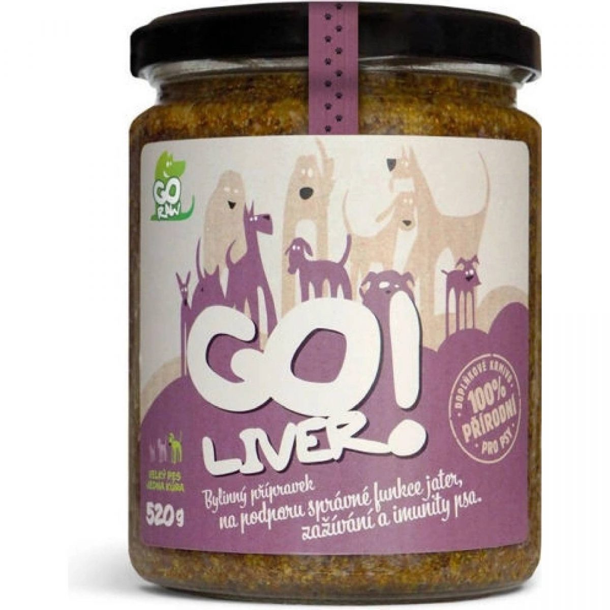 GOliver bylinná pasta pro psy 140g