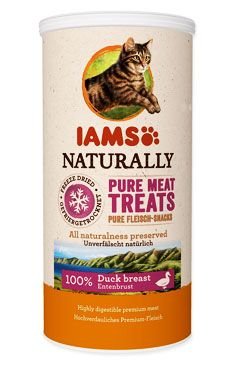 Iams Naturally Cat 100% kachní kostky 25g