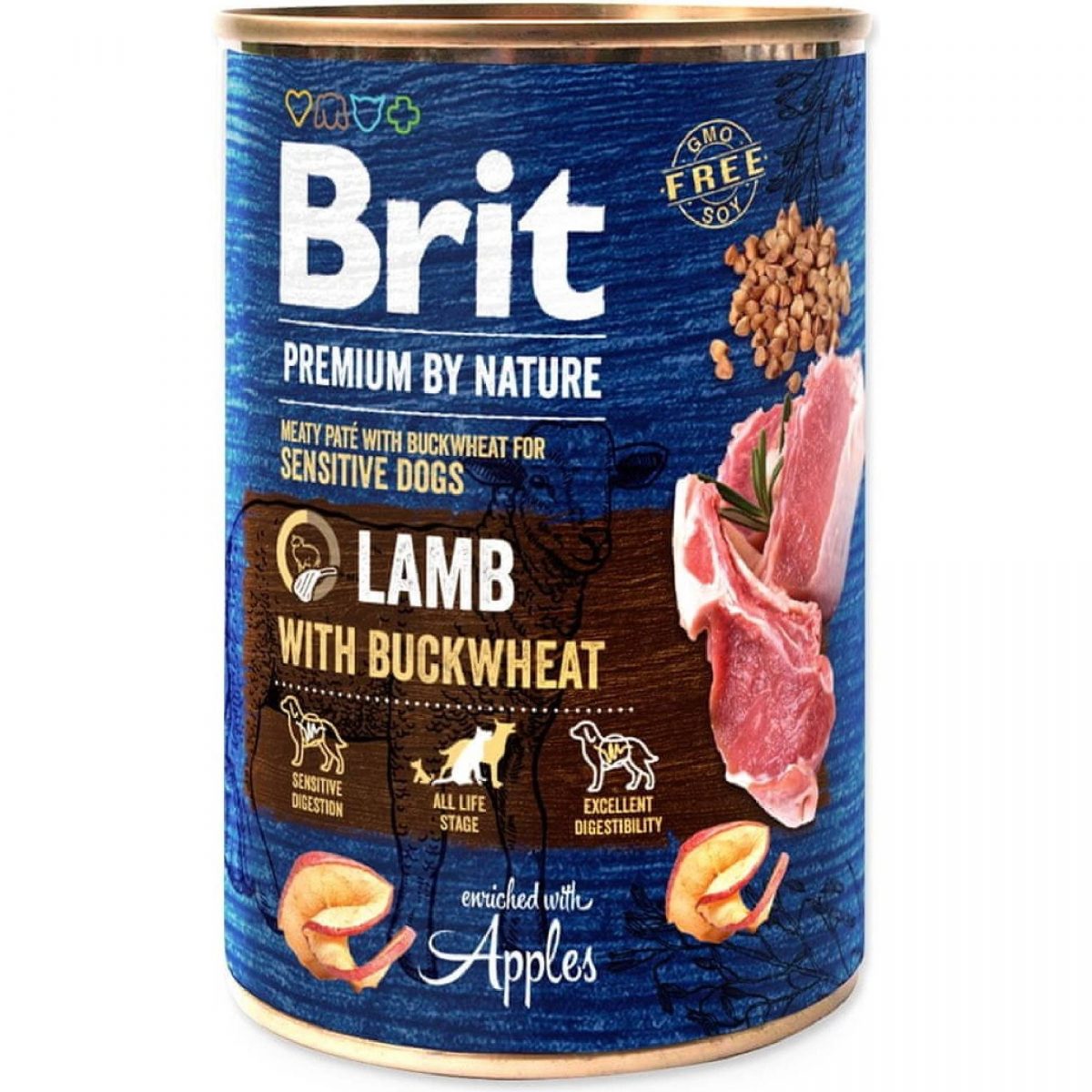 Brit Premium Dog by Nature  konz Lamb & Buckwheat 400g
