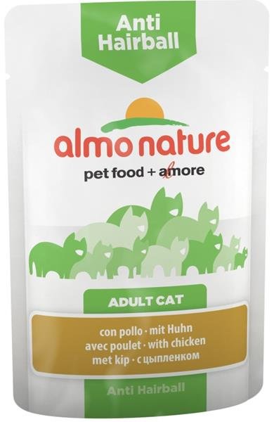 Almo Nature Daily Menu Functional cat kaps. Anti-Hairball kuře 70g