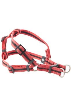 Postroj BUSTER Airmesh reflexní M, 25mm červený