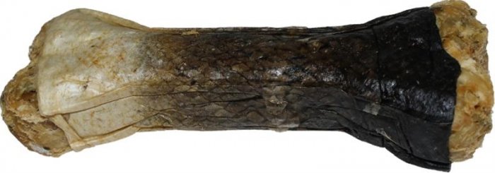 Chilaboo žvýkací kost z lososa - tvar ryby 12cm