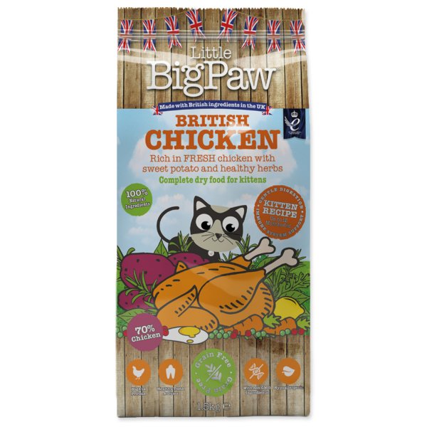 Krmivo LITTLE BIGPAW Kitten kuře 1,5kg