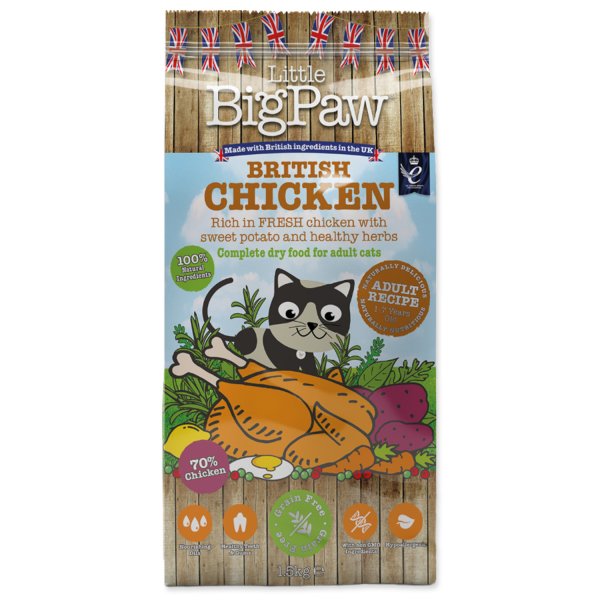 Krmivo LITTLE BIGPAW Cat Adult kuře 1,5kg