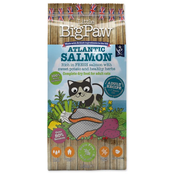 Krmivo LITTLE BIGPAW Cat Adult losos 1,5kg