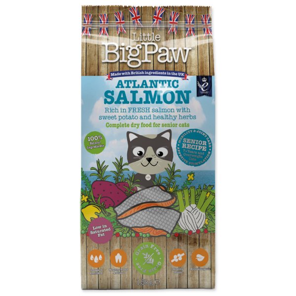 Krmivo LITTLE BIGPAW Cat Senior losos 1,5kg