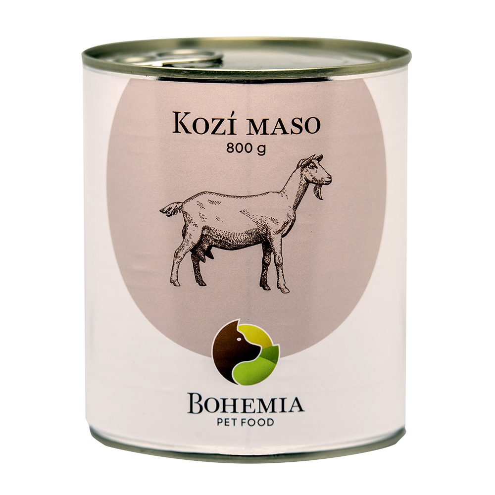 BOHEMIA Kozí maso ve vlastní šťávě 800g