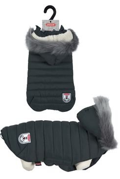 Obleček prošívaná bunda pro psy URBAN černá 45cm Zolux