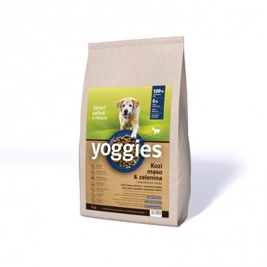 Yoggies Hypoalergenní pro psy s kozím masem 4 kg