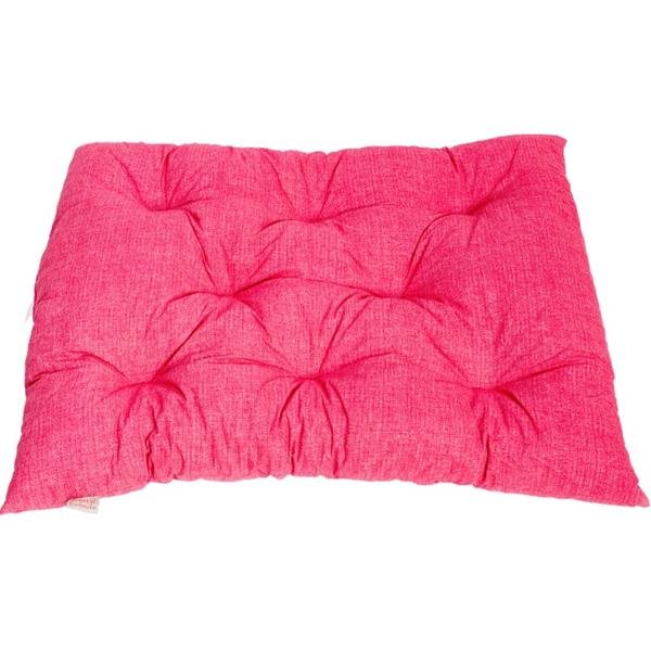 Matrace bavl.Memory růžová s melírem 125 x 100 x 10 cm