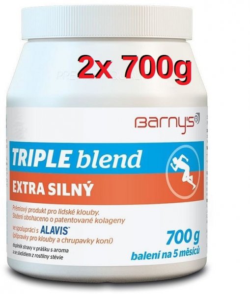 Barny´s Triple Blend Extra silný 2 x 700 g