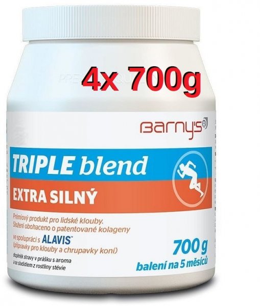 Barny´s Triple Blend Extra silný 4 x 700 g