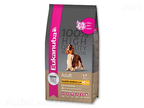 Eukanuba Adult Small & Medium Lamb & Rice 3 kg