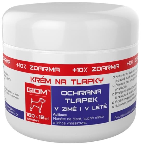 Giom Krém na tlapky o otlaky pro psy 180ml