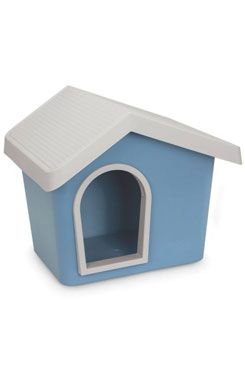 Bouda pro psa plastová modrá 53x46x47,6cm IMAC