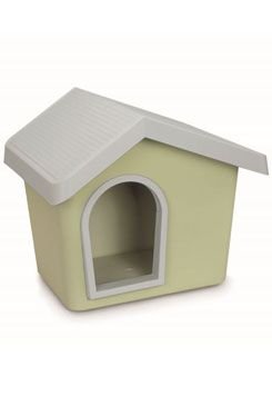 Bouda pro psa plastová zelená 72,2x61,8x62,3cm IMAC