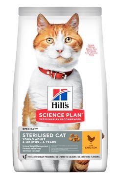 Hill´s Fel. Dry Adult Young Sterilised Cat Chicken15kg