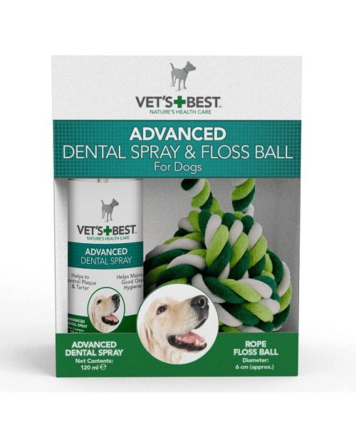 VET´S BEST Dentální sprej + lano pro psy