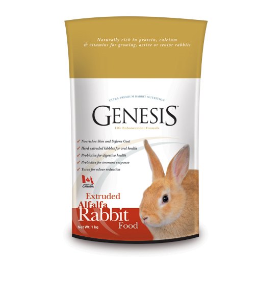 GENESIS RABBIT FOOD ALFALFA 1kg granulované k.pro králíky