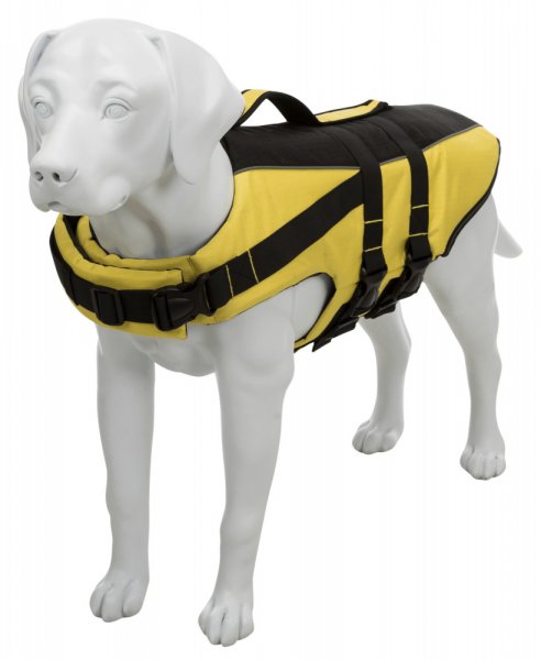Life Vest plavací vesta pro psa, žluto/černá XS: 28 cm, hruď: 30-50 cm, do 12 kg