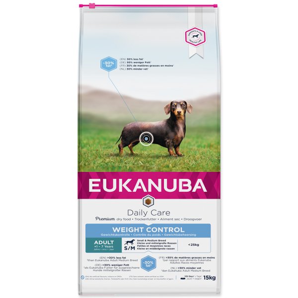 Eukanuba Adult Medium Light & Weight Control 15 kg