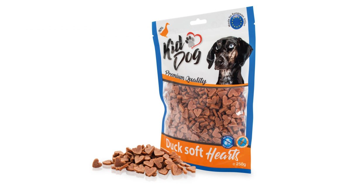 KIDDOG kachní lupínky, čerstvé masíčko 250g