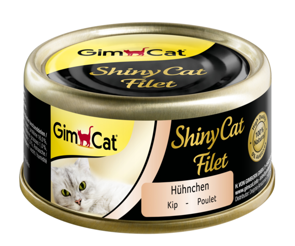 Shiny cat CHICKEN FILLET v kuřecím vývaru 70 g