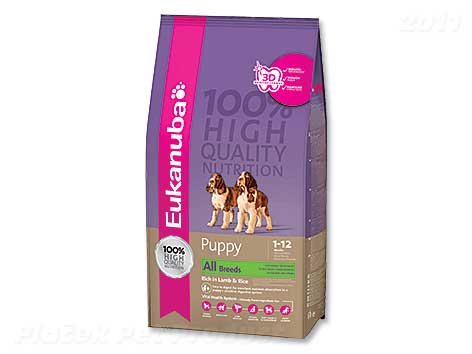 Eukanuba Puppy & Junior Lamb & Rice 15 kg