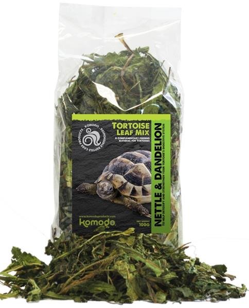 Komodo Tortoise Leaf Mix - suchozemská želva 100g