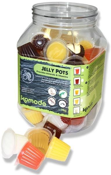 Komodo Jelly Pots - kalíšky, mix příchutí dóza 60ks
