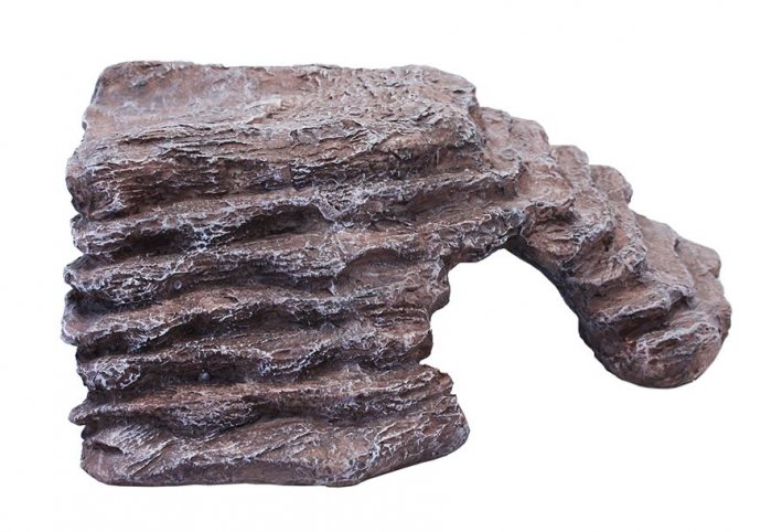 Dekorace umělá - rampa/úkryt roh S Komodo 20x18x10cm