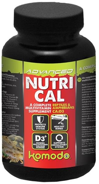 Komodo Nutri-Cal - multivitamín+minerály pro plazy 75g