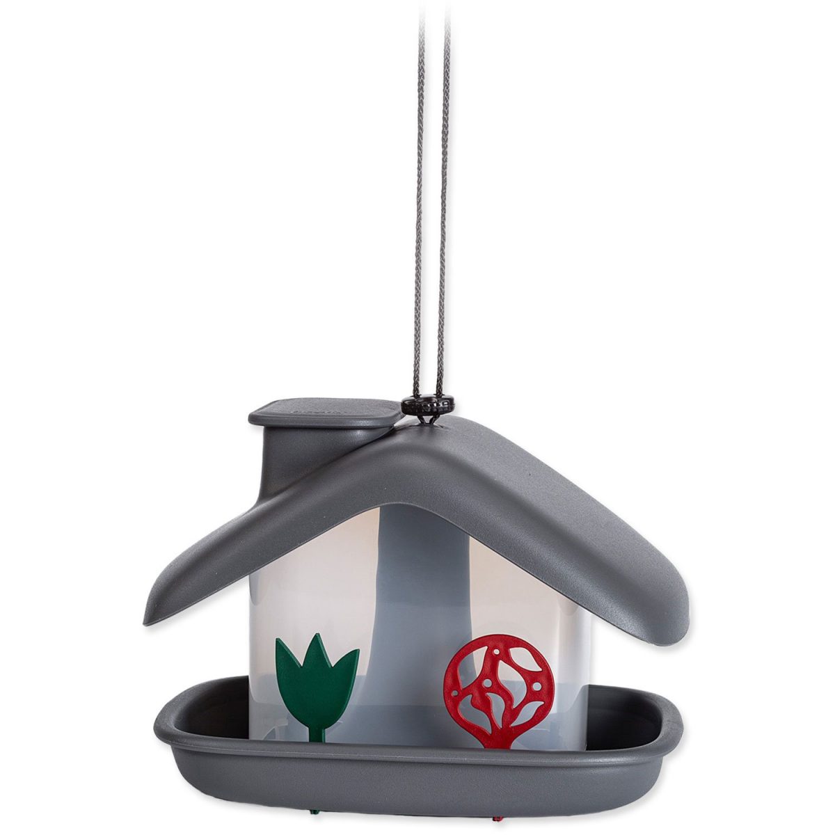 Krmítko Domek antracit 16,5x21x15cm