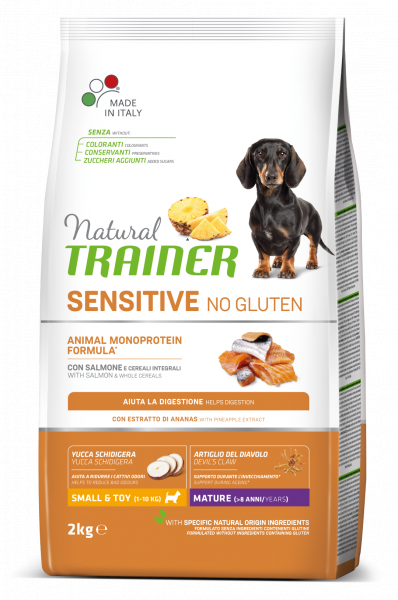 TRAINER Natural SENSITIVE No gluten Maturity Mini losos 2kg