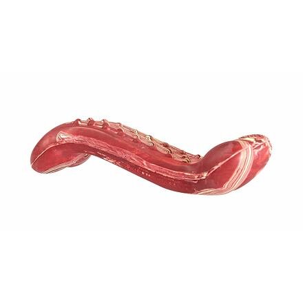 Antibakteriální dentální kost s vůní slaniny HIP HOP přírodní guma 16,5 cm