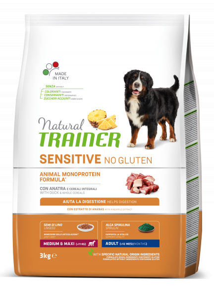 TRAINER Natural SENS.No glut.Ad.M/M kachna 3kg