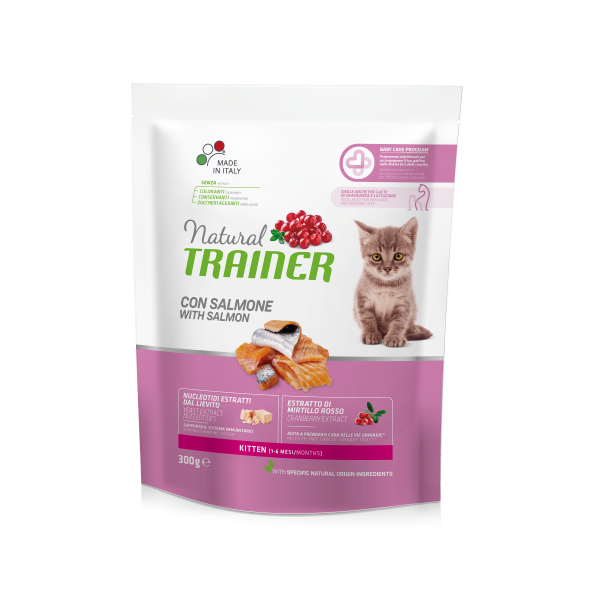 TRAINER Natural Cat Kitten losos 300g