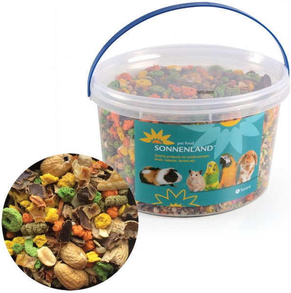 Sonnenland Nutty krmivo pro hlodavce 1,11kg, 3l