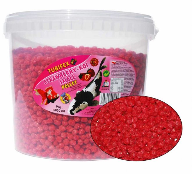 KOI STRAWBERRY PELLET kuličky 5lt.