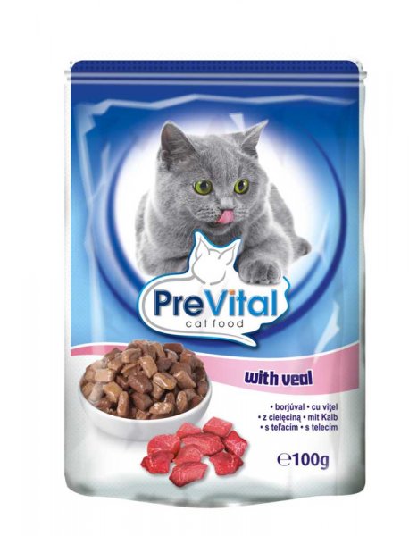 PreVital kapsa kočka telecí 100g