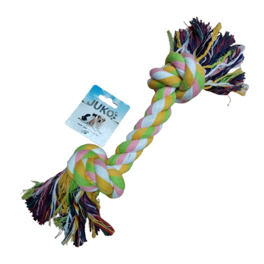 Lano bavlna 2 uzly 30,5 cm