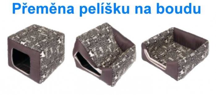 Kostka 2v1-č.3-50x50x40cm různé dekory