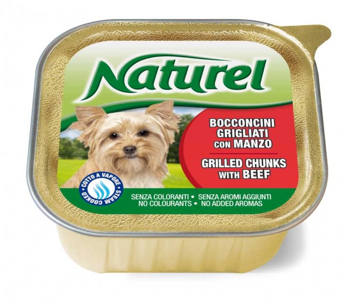 Naturel dog vanička Beef 150g