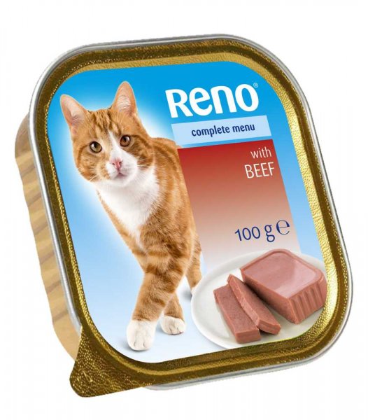 RENO Cat hovězí , vanička 100 g
