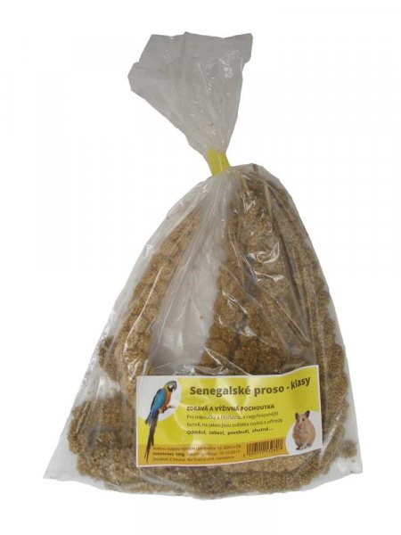 Senegalské proso žluté klasy 100 g