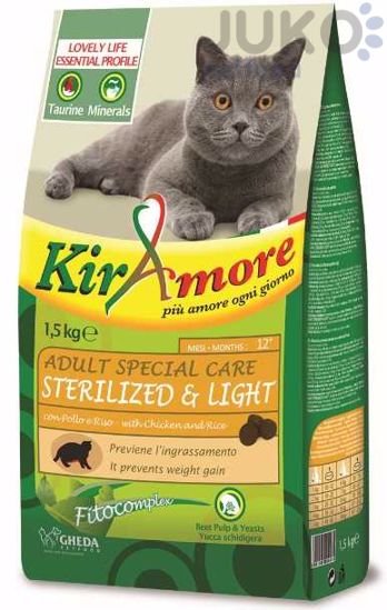 Kiramore Cat Adult S.Care Sterilized 15kg
