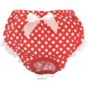 HARA kalhotky  ČERVENÉ PUNTÍKY L 35/45cm